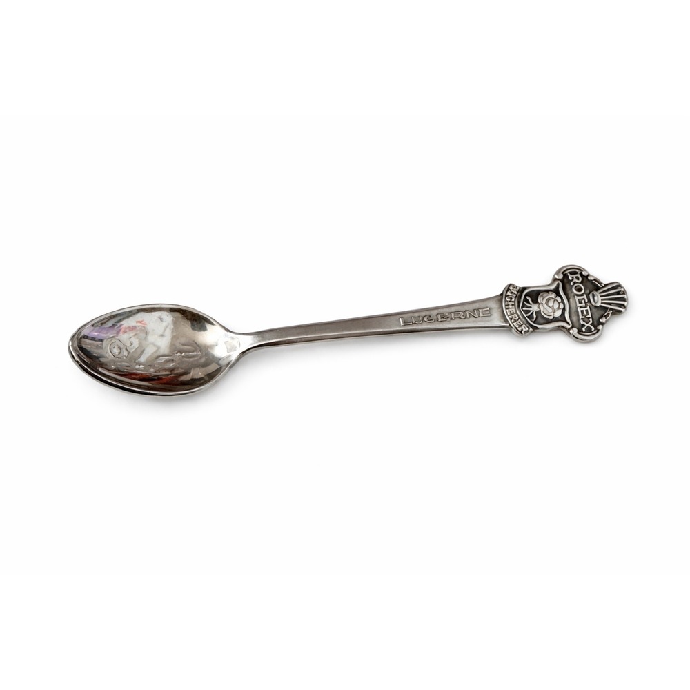 Rolex Bucherer Switzerland Lucerne Souvenir‎ Spoon Lion Crest 4.25in